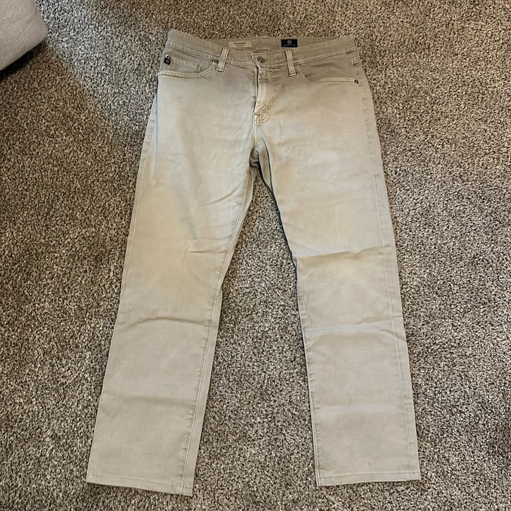 AG tan the graduate pants